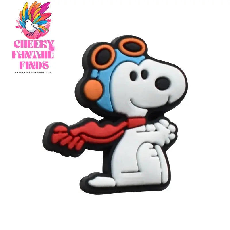 Snoopy Shoe Charms Cartoon Clogs Sandals PVC Shoe Decorations Accessories Buckle Kids Christmas Birthday Gifts - Cheeky Fantail Finds