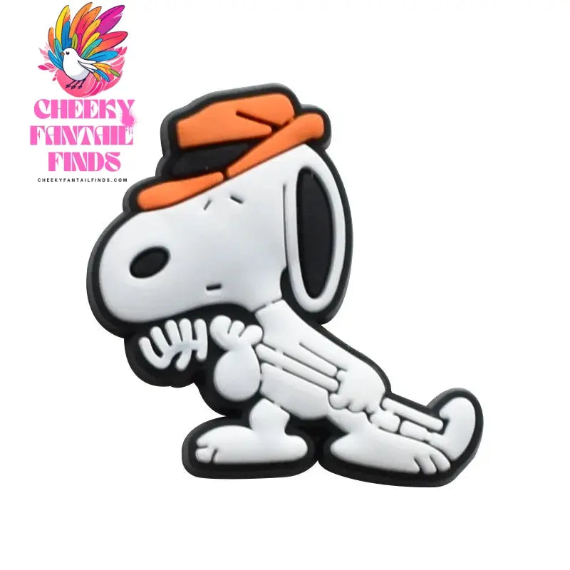 Snoopy Shoe Charms Cartoon Clogs Sandals PVC Shoe Decorations Accessories Buckle Kids Christmas Birthday Gifts - Cheeky Fantail Finds