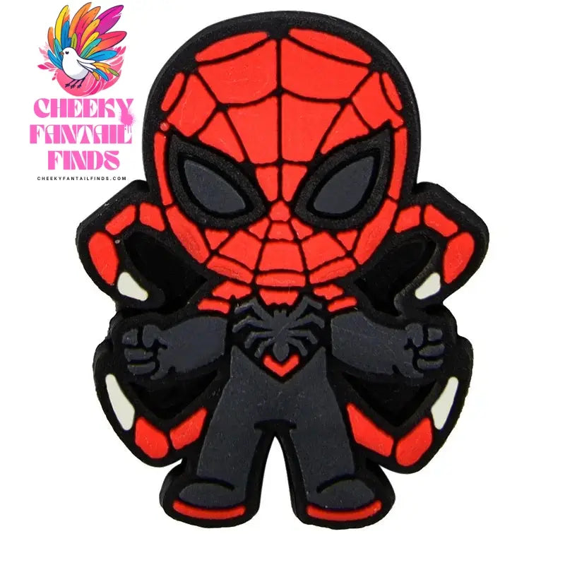 Spider-Man Shoe Charms Cartoon Clog Sandal Decorations Shoe Accessories Slippers Buckle Kids Boy Gifts - Cheeky Fantail Finds