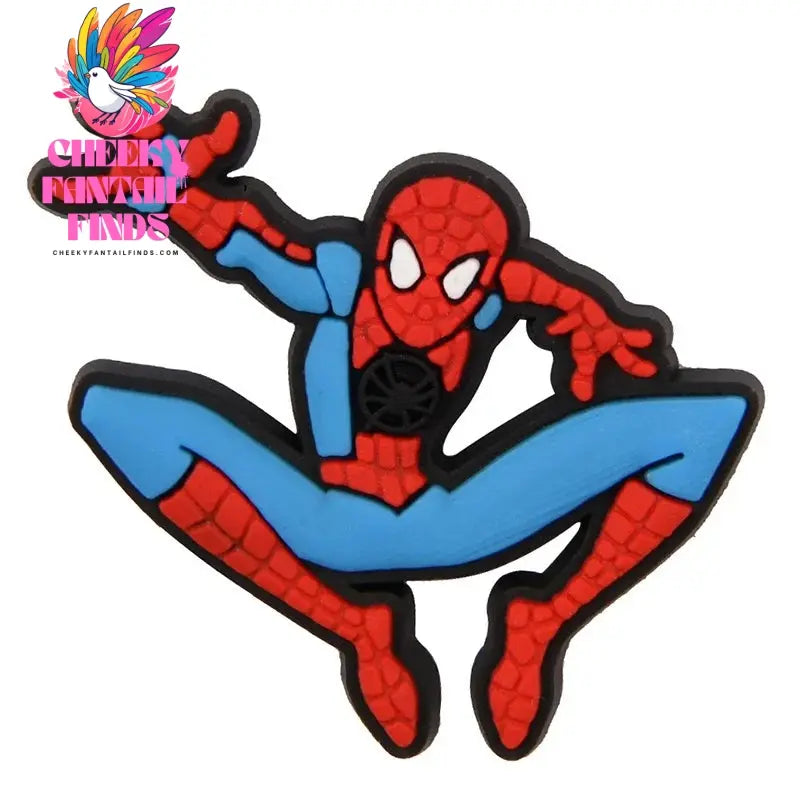 Spider-Man Shoe Charms Cartoon Clog Sandal Decorations Shoe Accessories Slippers Buckle Kids Boy Gifts - Cheeky Fantail Finds
