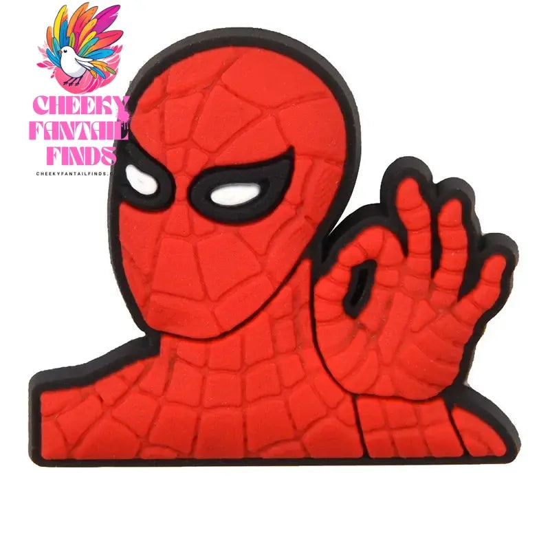 Spider-Man Shoe Charms Cartoon Clog Sandal Decorations Shoe Accessories Slippers Buckle Kids Boy Gifts - Cheeky Fantail Finds