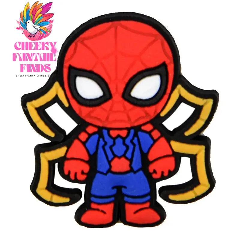 Spider-Man Shoe Charms Cartoon Clog Sandal Decorations Shoe Accessories Slippers Buckle Kids Boy Gifts - Cheeky Fantail Finds