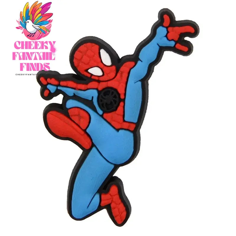 Spider-Man Shoe Charms Cartoon Clog Sandal Decorations Shoe Accessories Slippers Buckle Kids Boy Gifts - Cheeky Fantail Finds