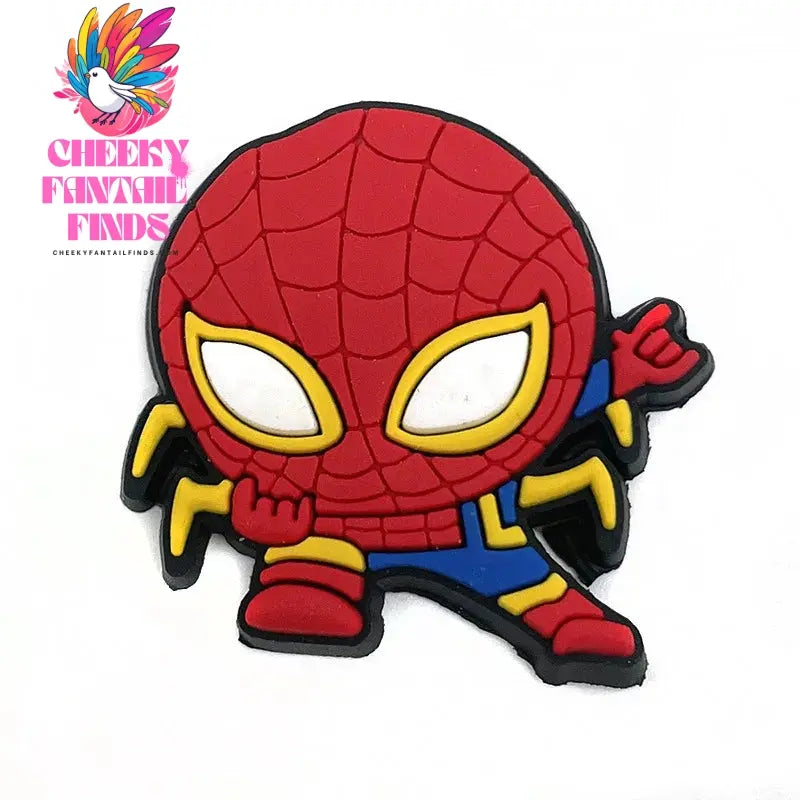Spider-Man Shoe Charms Cartoon Clog Sandal Decorations Shoe Accessories Slippers Buckle Kids Boy Gifts - Cheeky Fantail Finds