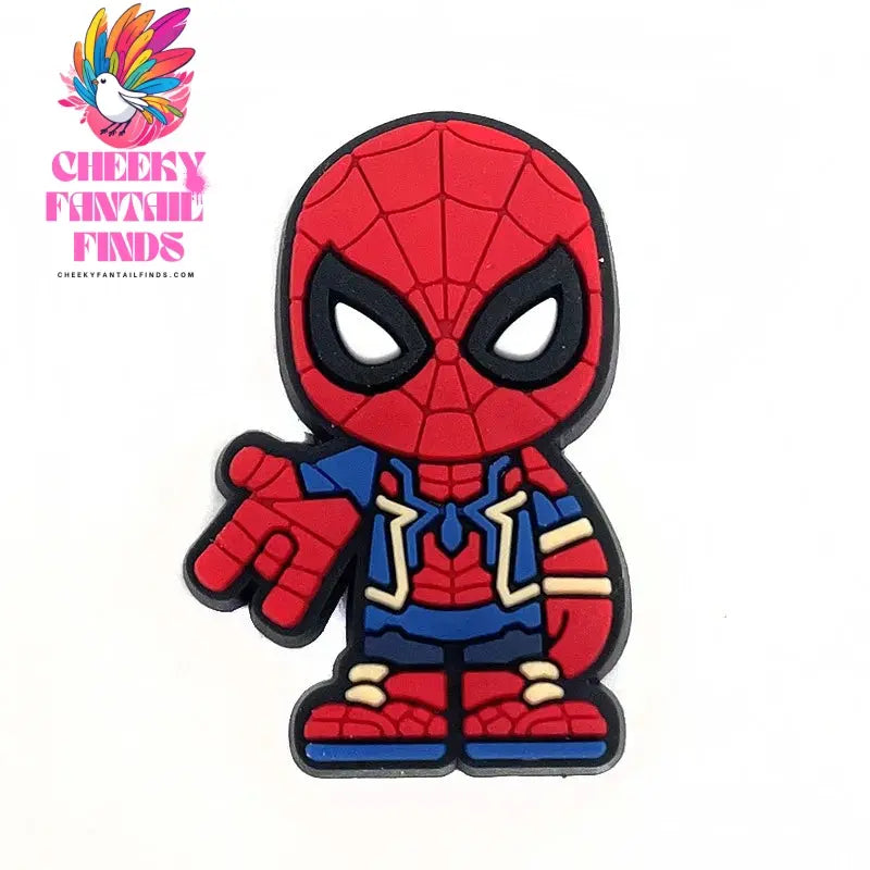 Spider-Man Shoe Charms Cartoon Clog Sandal Decorations Shoe Accessories Slippers Buckle Kids Boy Gifts - Cheeky Fantail Finds