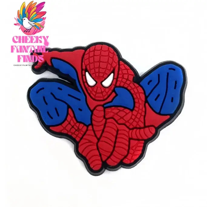 Spider-Man Shoe Charms Cartoon Clog Sandal Decorations Shoe Accessories Slippers Buckle Kids Boy Gifts - Cheeky Fantail Finds