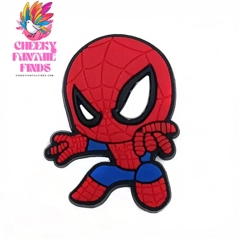Spider-Man Shoe Charms Cartoon Clog Sandal Decorations Shoe Accessories Slippers Buckle Kids Boy Gifts - Cheeky Fantail Finds