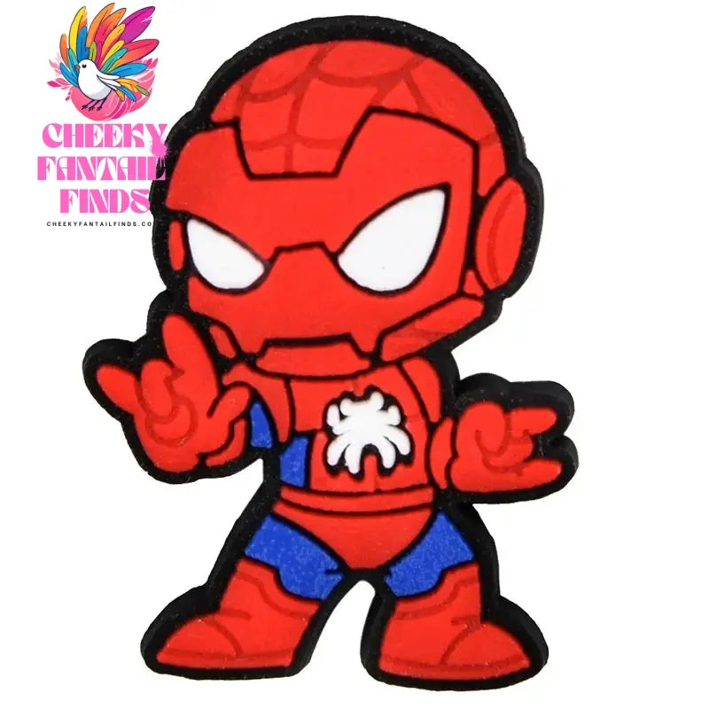 Spider-Man Shoe Charms Cartoon Clog Sandal Decorations Shoe Accessories Slippers Buckle Kids Boy Gifts - Cheeky Fantail Finds