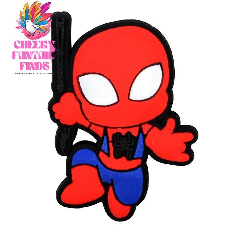 Spider-Man Shoe Charms Cartoon Clog Sandal Decorations Shoe Accessories Slippers Buckle Kids Boy Gifts - Cheeky Fantail Finds
