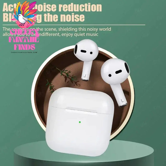 TWS Pro4 Bluetooth Earphones Wireless Headphones Mini Sports Headset Earbuds Music Earpieces For iPhone Xiaomi Huawei Redmi Cheeky Fantail Finds