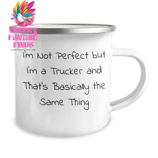 Trucker Humor Gifts from Dad to Friends and Family - Unique Camping Mug - Image 2