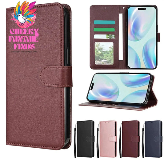 Wallet Card Stand Flip Leather Case Cover For Samsung Galaxy A05s A12 A13 A14 A15 A24 A32 A33 A34 A35 A51 A52 A53 A54 A55 A71 Cheeky Fantail Finds