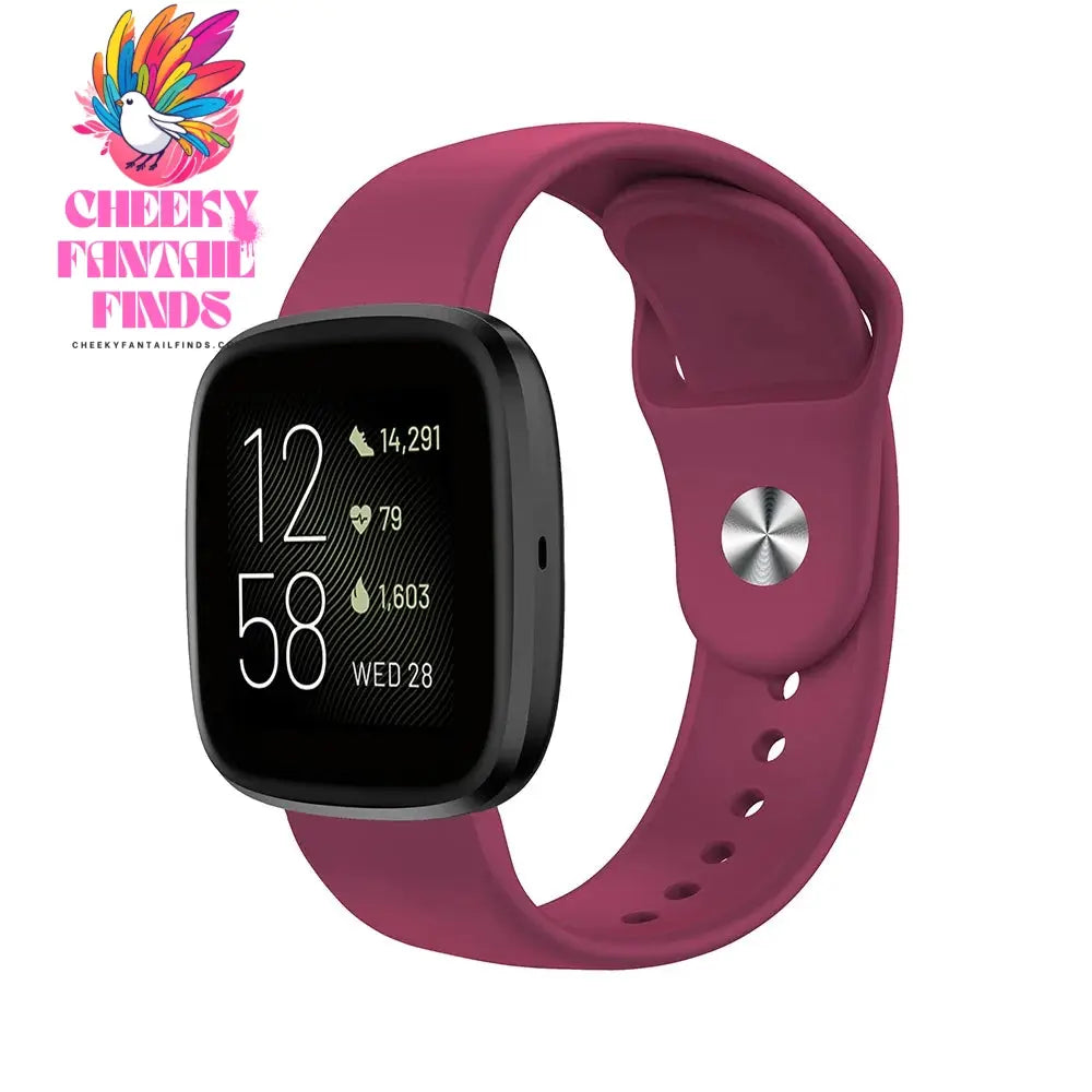 Watch Straps for Fitbit Versa 2 /Fitbit Versa /Versa Lite/Versa Special Edition,Silicone Watch Band for Fitbit Versa Smart Watch Cheeky Fantail Finds