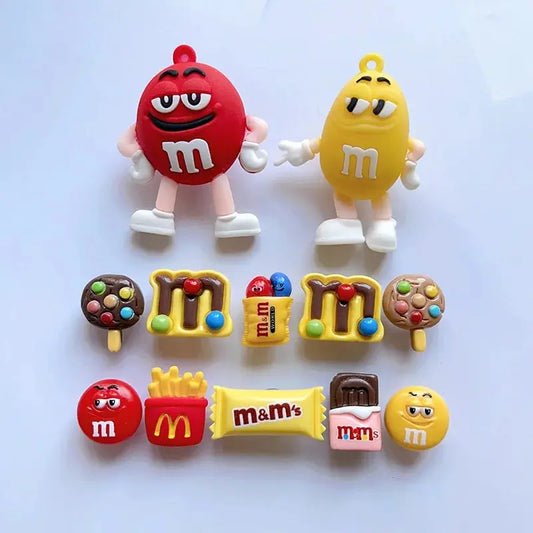 Whole Set Hot Sale DIY Hole Shoes Charms for Cute Cartoon Handmade Charms Designer Quality Garden Shoe Decoration Girl Gift Cheeky Fantail Finds
