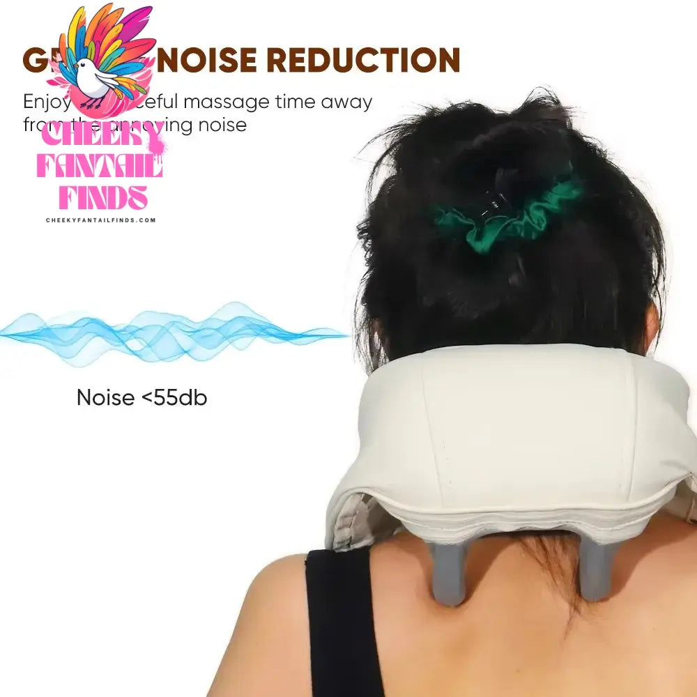 Wireless Neck And Back Massager Shoulder Kneading Massage Shawl Cervical Relaxing Trapezius Massager Cheeky Fantail Finds