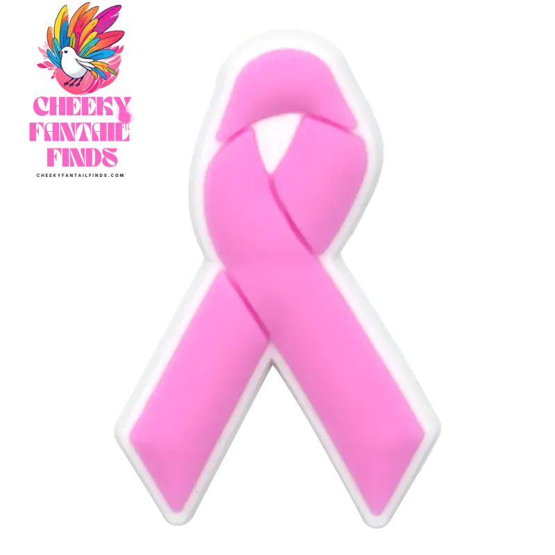 Women's Pink Love Ribbon Breast Cancer Prevention Medical Shoe Charms Cervix Aids Awareness Shoe Accessories Fundraisers Events - Cheeky Fantail Finds