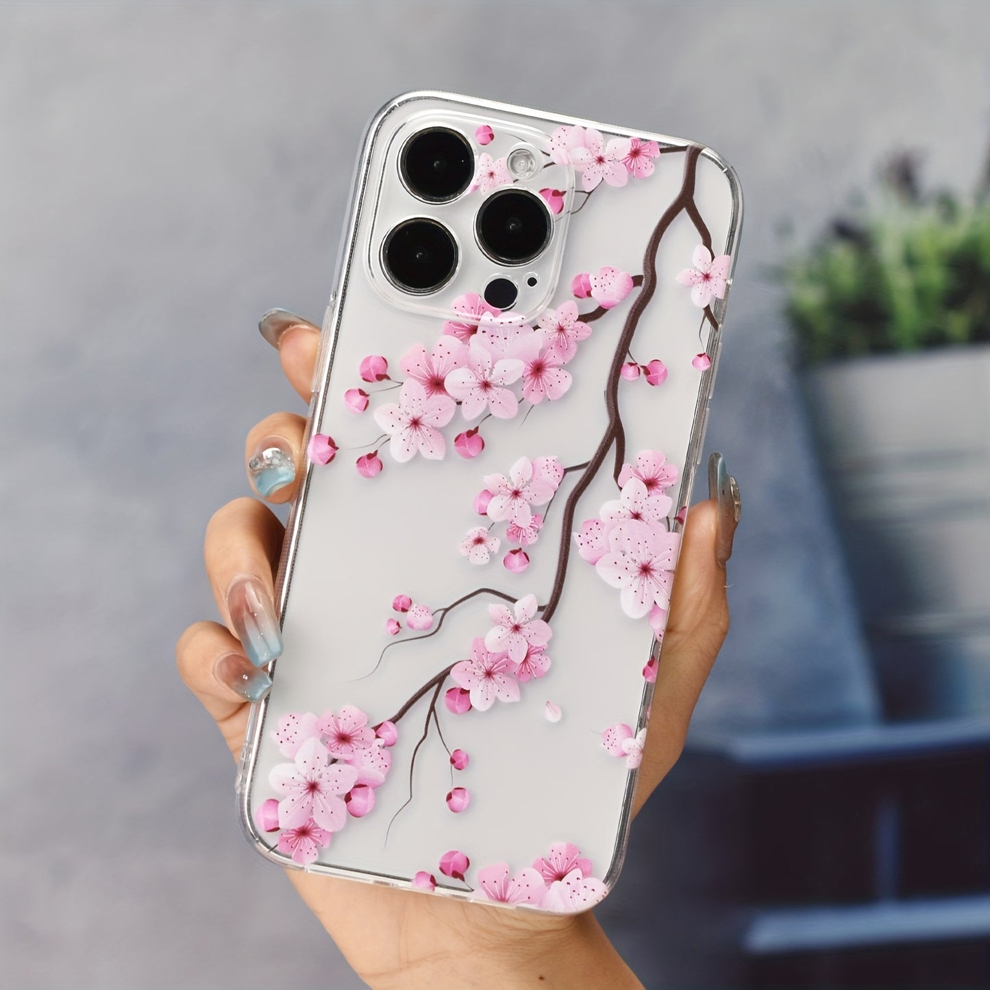 Flowers Pattern Design Shockproof Slim Protective Cove Anti-Fall Sleeve Phone Case Camera Lens All Inclusive Protecion Phone Soft Shell For IPhone7/8/11/ 12/13/14/X/XR/Xs/Plus/Pro/Pro Max/SE2/mini Series