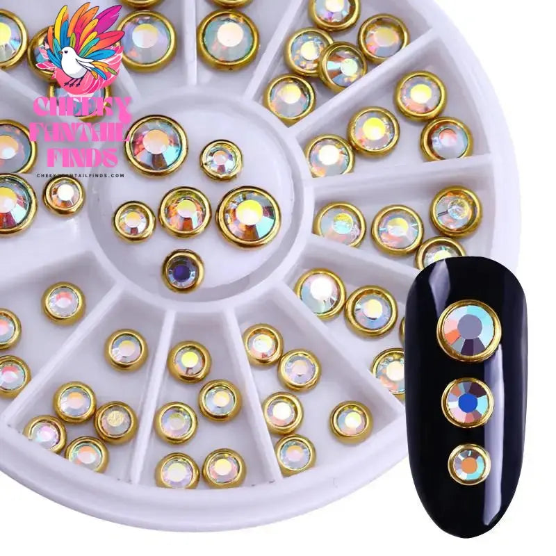 nail parts nail art glitter rhinestone Crystal gems jewelry Bead Manicure decoration accessories nail supplies for professionals Cheeky Fantail Finds