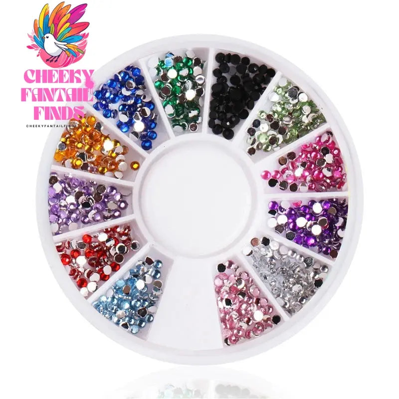 nail parts nail art glitter rhinestone Crystal gems jewelry Bead Manicure decoration accessories nail supplies for professionals Cheeky Fantail Finds