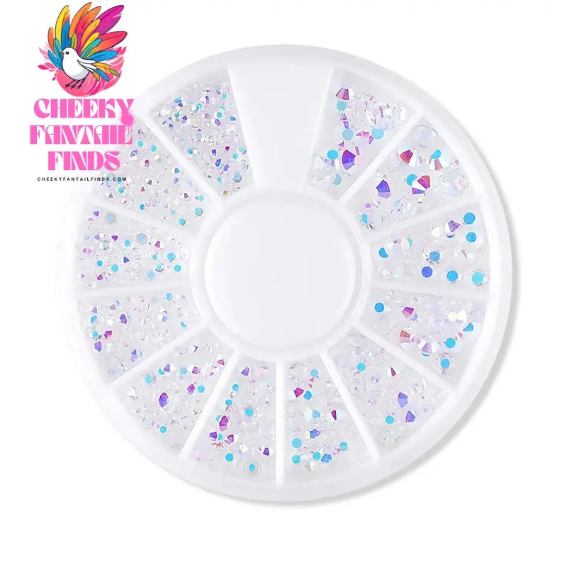 nail parts nail art glitter rhinestone Crystal gems jewelry Bead Manicure decoration accessories nail supplies for professionals Cheeky Fantail Finds