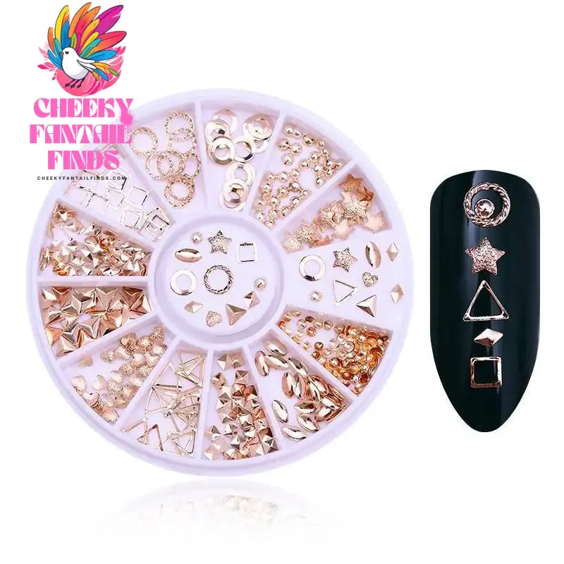 nail parts nail art glitter rhinestone Crystal gems jewelry Bead Manicure decoration accessories nail supplies for professionals Cheeky Fantail Finds
