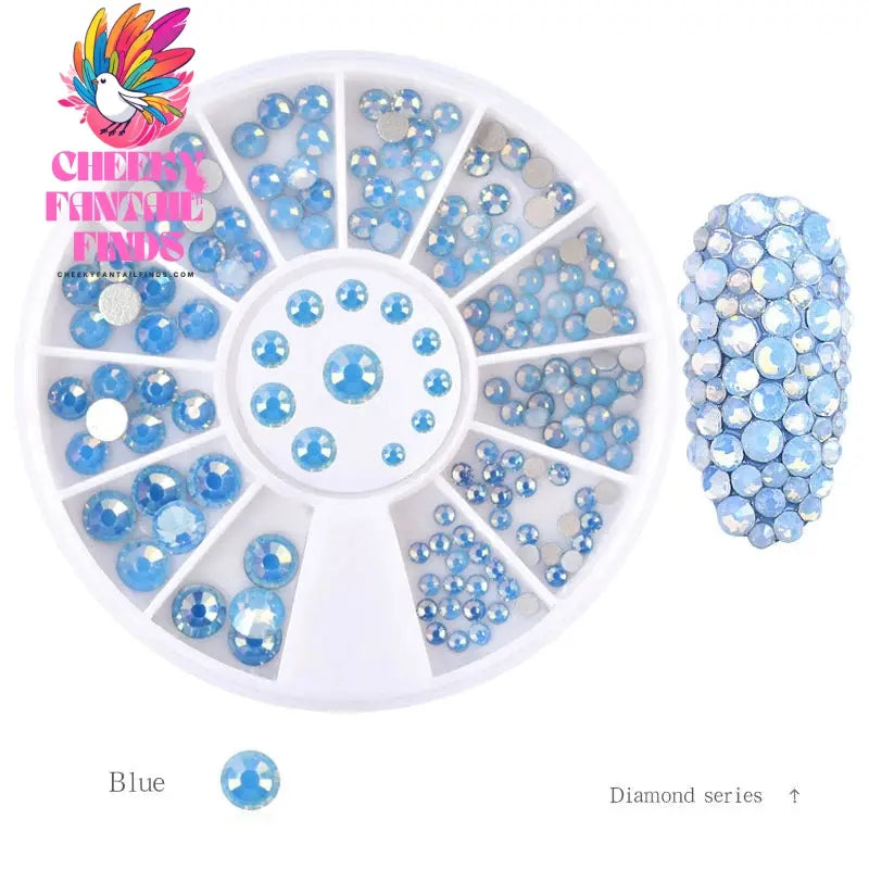 nail parts nail art glitter rhinestone Crystal gems jewelry Bead Manicure decoration accessories nail supplies for professionals Cheeky Fantail Finds