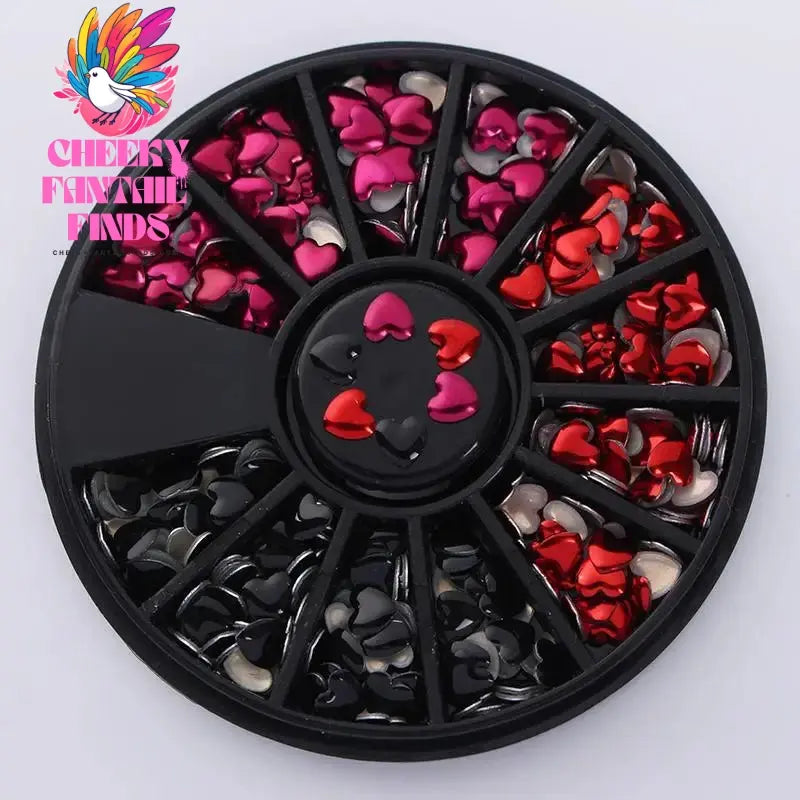 nail parts nail art glitter rhinestone Crystal gems jewelry Bead Manicure decoration accessories nail supplies for professionals Cheeky Fantail Finds