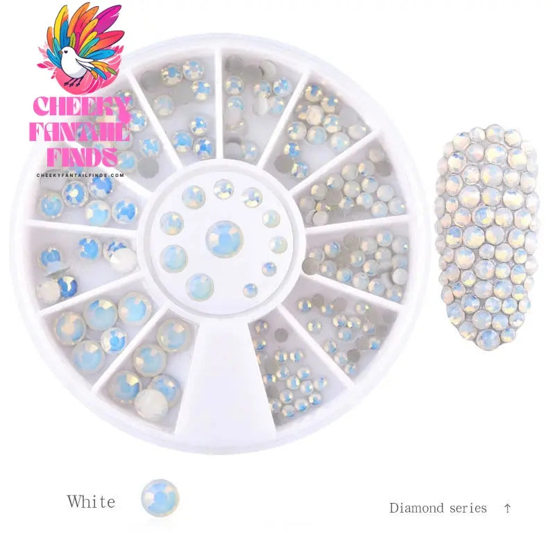 nail parts nail art glitter rhinestone Crystal gems jewelry Bead Manicure decoration accessories nail supplies for professionals Cheeky Fantail Finds