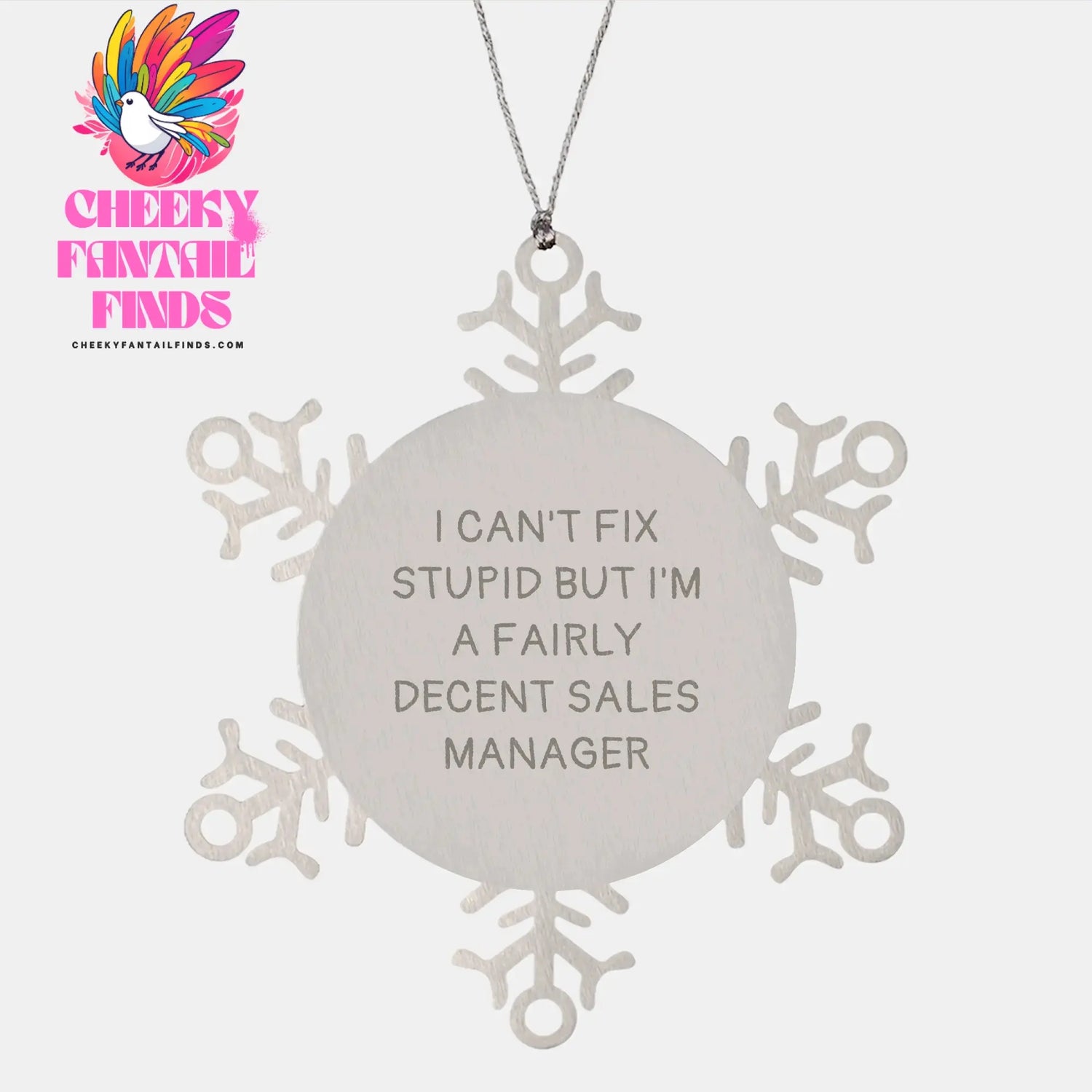 Sales-Manager-Ornament Cheeky Fantail Finds