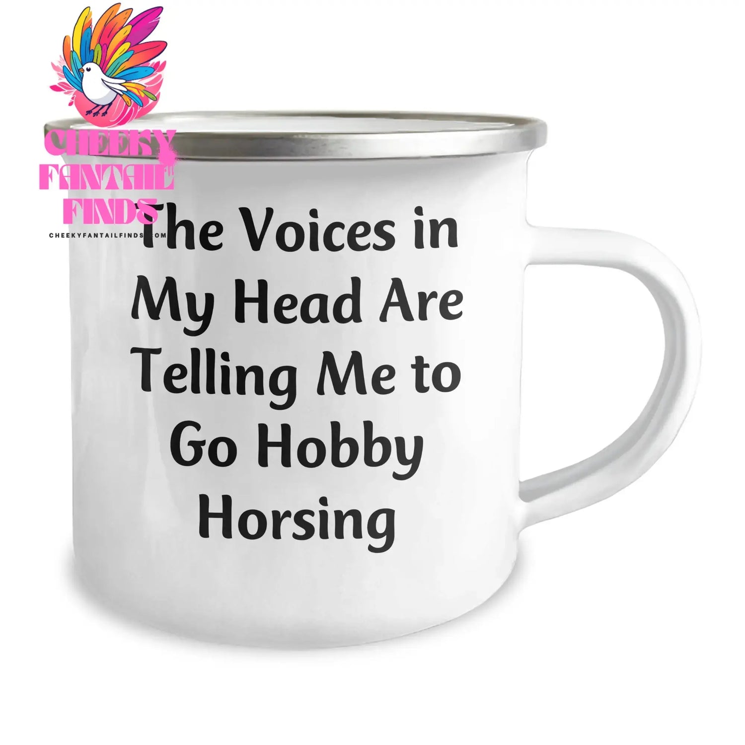 Hobby-Horsing-Camping-Mug Cheeky Fantail Finds