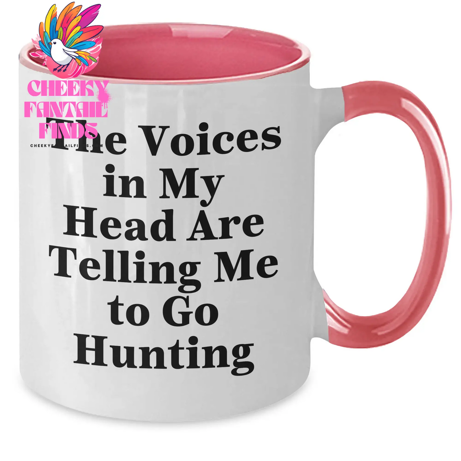 Hunting-two-tone-coffee-mug Cheeky Fantail Finds