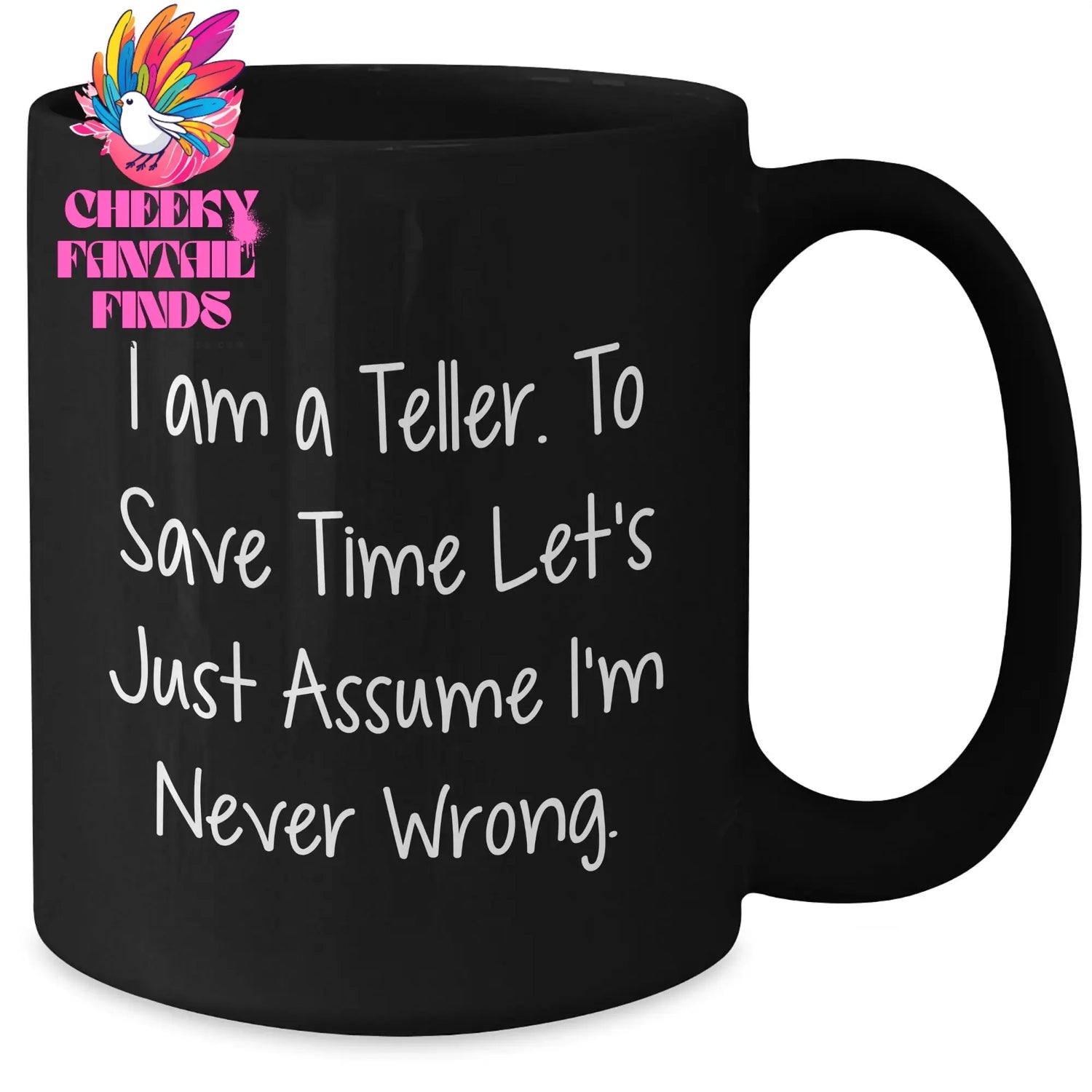 Teller-Black-Mug Cheeky Fantail Finds
