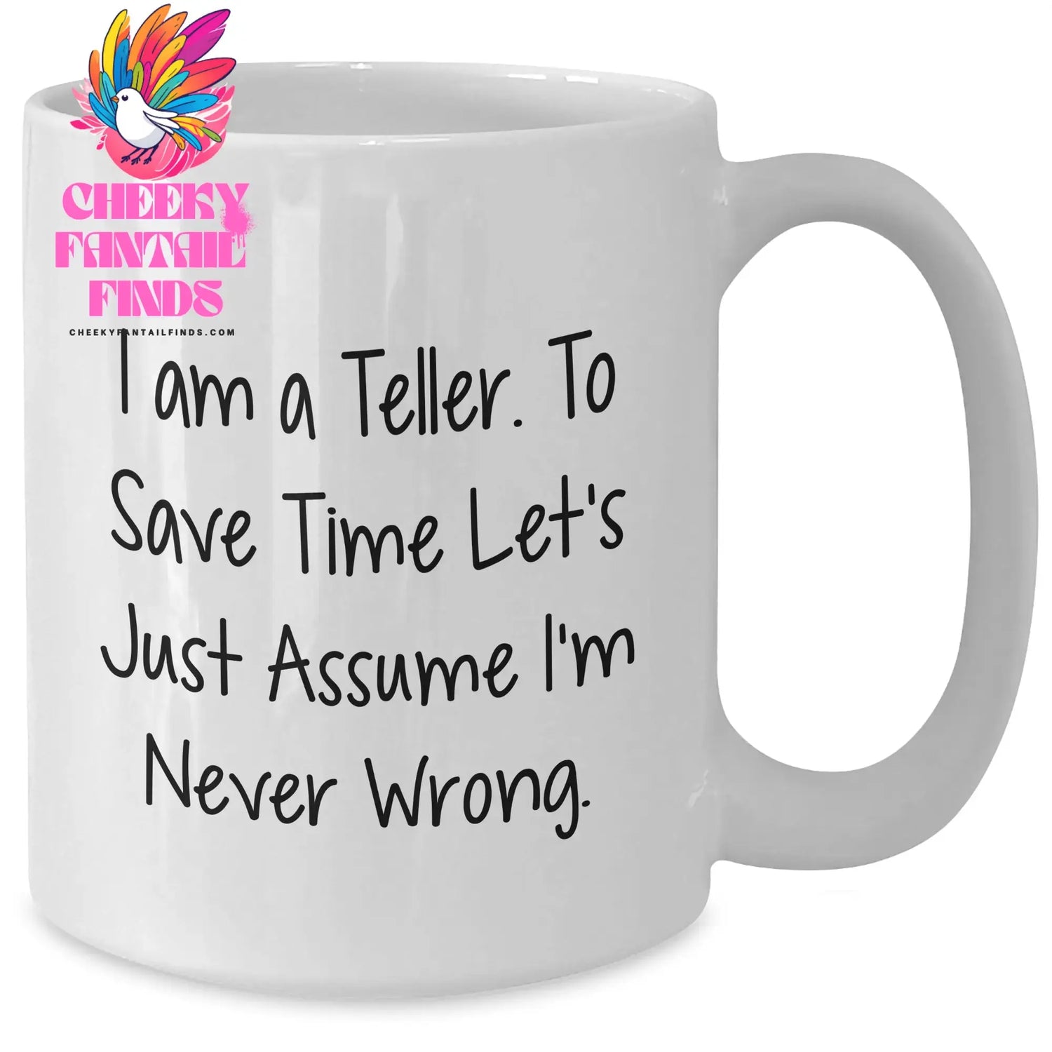 Teller-white-mug Cheeky Fantail Finds