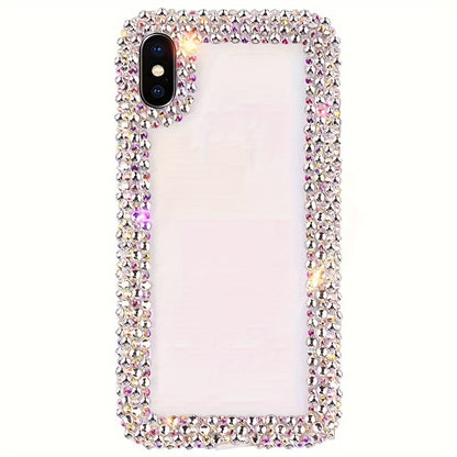 Fashionable And Luxurious Rhinestone Transparent Phone Case For IPhone 15 Pro Max/15/11/12/13/14