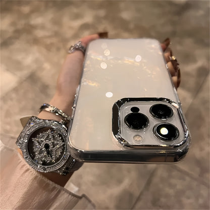 Sparkling Bling Glitter Seashell Phone Case - Dazzling Laser Dreamlike Design - Ultra-Smooth Crystal Clear Bumper Cover for IPhone 11/12/13/14 Pro Max/Plus - Glamorous & Protective