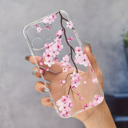 Flowers Pattern Design Shockproof Slim Protective Cove Anti-Fall Sleeve Phone Case Camera Lens All Inclusive Protecion Phone Soft Shell For IPhone7/8/11/ 12/13/14/X/XR/Xs/Plus/Pro/Pro Max/SE2/mini Series
