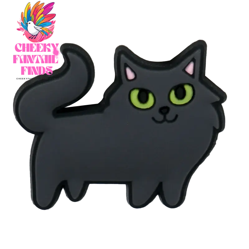 1/100pcs Cat Pin for Shoe Sphinx Orange Cat Black Cat Cute Shoe Charms for Women Girl Kids Sandal Accessories Buckle Decorations - Cheeky Fantail Finds