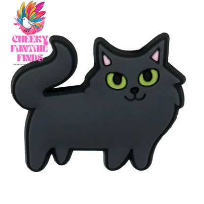 1/100pcs Cat Pin for Shoe Sphinx Orange Cat Black Cat Cute Shoe Charms for Women Girl Kids Sandal Accessories Buckle Decorations - Cheeky Fantail Finds