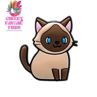 1/100pcs Cat Pin for Shoe Sphinx Orange Cat Black Cat Cute Shoe Charms for Women Girl Kids Sandal Accessories Buckle Decorations - Cheeky Fantail Finds