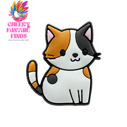 1/100pcs Cat Pin for Shoe Sphinx Orange Cat Black Cat Cute Shoe Charms for Women Girl Kids Sandal Accessories Buckle Decorations - Cheeky Fantail Finds
