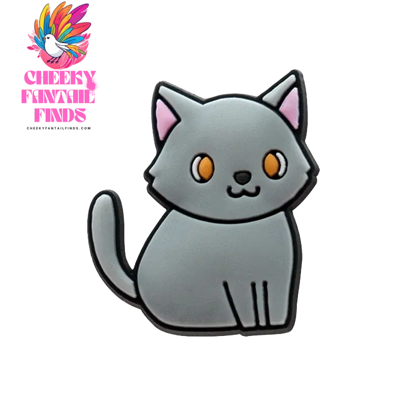 1/100pcs Cat Pin for Shoe Sphinx Orange Cat Black Cat Cute Shoe Charms for Women Girl Kids Sandal Accessories Buckle Decorations - Cheeky Fantail Finds