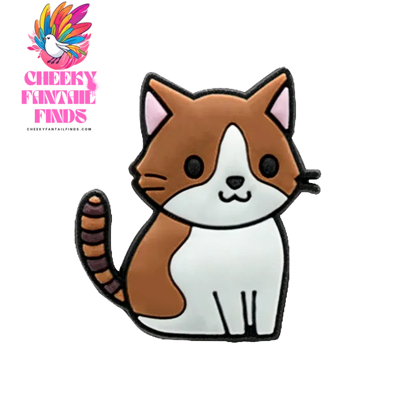 1/100pcs Cat Pin for Shoe Sphinx Orange Cat Black Cat Cute Shoe Charms for Women Girl Kids Sandal Accessories Buckle Decorations - Cheeky Fantail Finds
