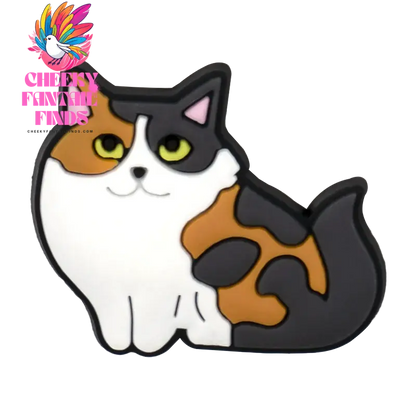 1/100pcs Cat Pin for Shoe Sphinx Orange Cat Black Cat Cute Shoe Charms for Women Girl Kids Sandal Accessories Buckle Decorations - Cheeky Fantail Finds