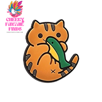 1/100pcs Cat Pin for Shoe Sphinx Orange Cat Black Cat Cute Shoe Charms for Women Girl Kids Sandal Accessories Buckle Decorations - Cheeky Fantail Finds