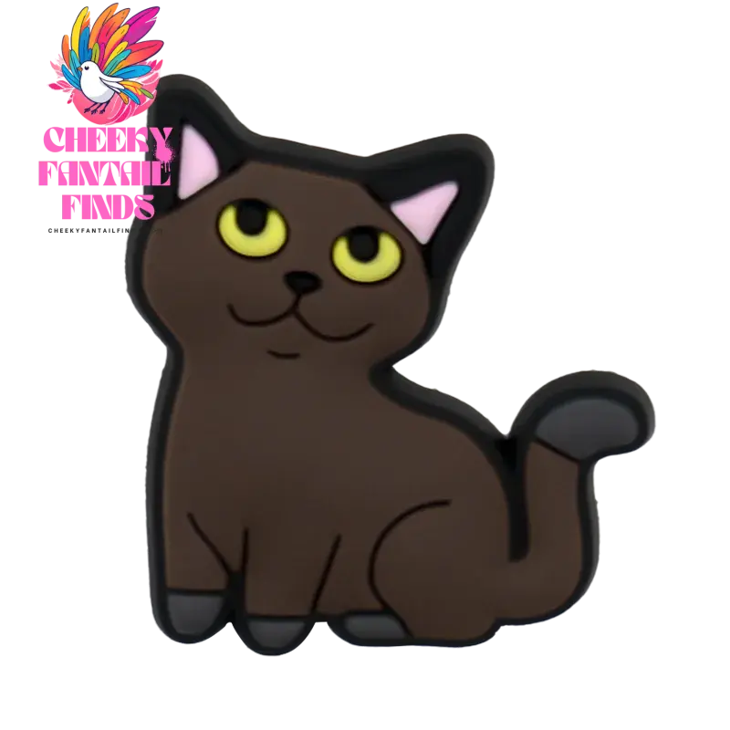 1/100pcs Cat Pin for Shoe Sphinx Orange Cat Black Cat Cute Shoe Charms for Women Girl Kids Sandal Accessories Buckle Decorations - Cheeky Fantail Finds