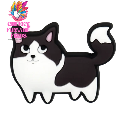 1/100pcs Cat Pin for Shoe Sphinx Orange Cat Black Cat Cute Shoe Charms for Women Girl Kids Sandal Accessories Buckle Decorations - Cheeky Fantail Finds