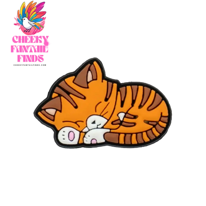 1/100pcs Cat Pin for Shoe Sphinx Orange Cat Black Cat Cute Shoe Charms for Women Girl Kids Sandal Accessories Buckle Decorations - Cheeky Fantail Finds