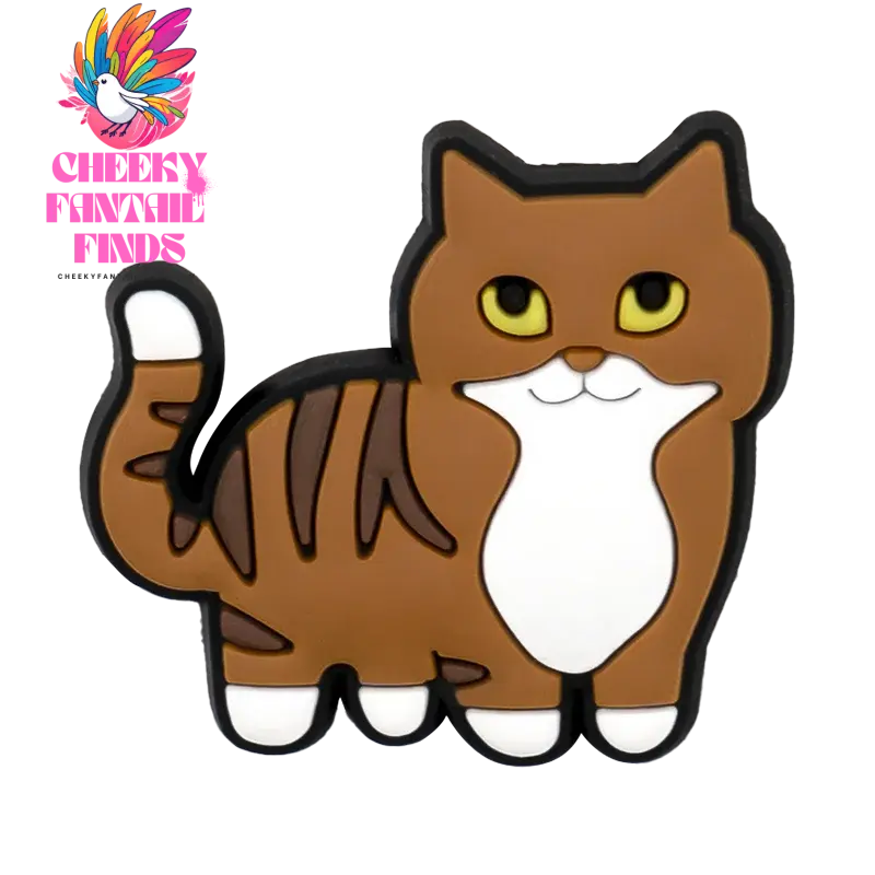 1/100pcs Cat Pin for Shoe Sphinx Orange Cat Black Cat Cute Shoe Charms for Women Girl Kids Sandal Accessories Buckle Decorations - Cheeky Fantail Finds