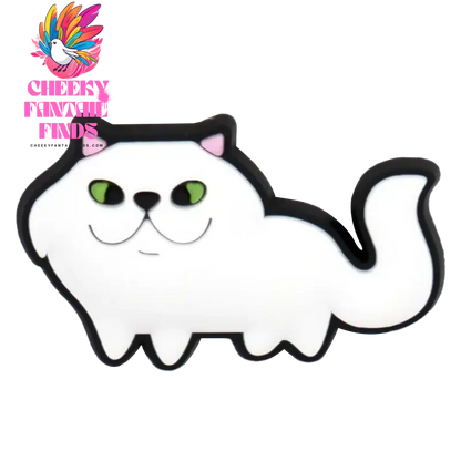 1/100pcs Cat Pin for Shoe Sphinx Orange Cat Black Cat Cute Shoe Charms for Women Girl Kids Sandal Accessories Buckle Decorations - Cheeky Fantail Finds