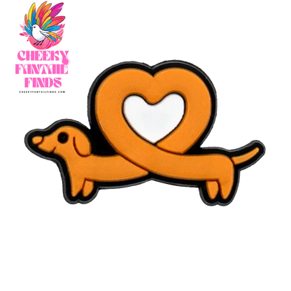 1/100pcs Dog Pin for Shoe Corgi Bulldog Dachshund Chenery Dog Shoe Charms for Kids Women Men Buckle Sandal Accessories Ornament - Cheeky Fantail Finds